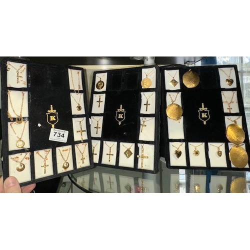 734 - Collection of Dress Necklaces