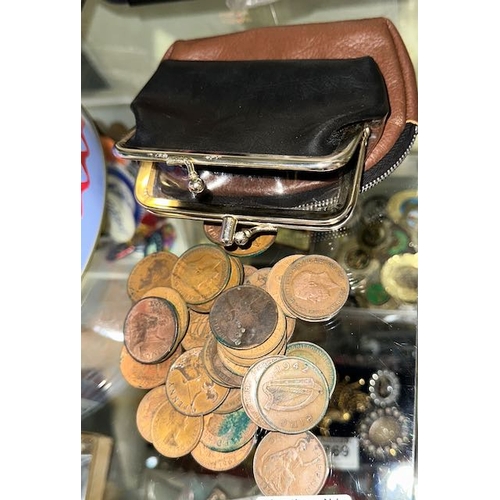 761 - Collection of Vintage Coins in 2 Coin Purses