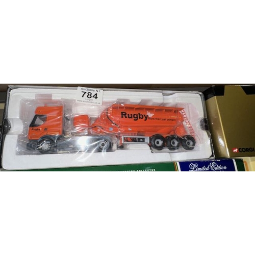 784 - Corgi Gold Star Special Renault Premium Feldbinder Tanker - Rugby Cement