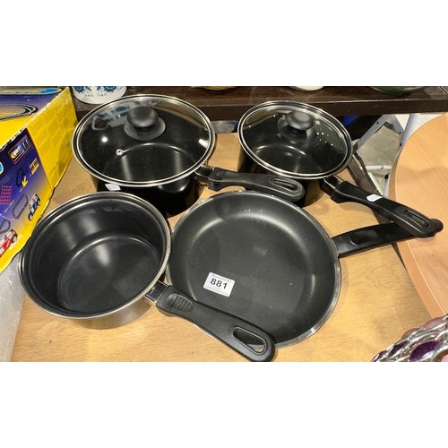 881 - 4pc Pan Set