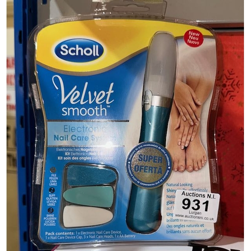 931 - Scholl Velvet Smooth nail Care System