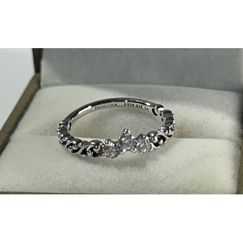 1002 - Pandora Regal Swirl Tiara Ring