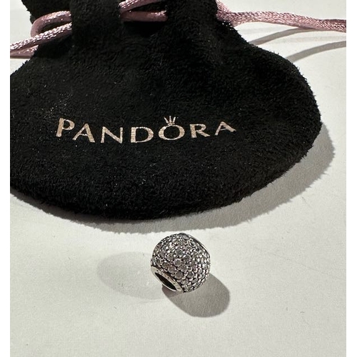 1007 - Pandora Clear Pave Charm