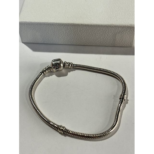 1012 - Pandora Moments Snake Chain Bracelet - Approx 18cm