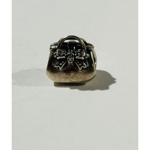 989 - Pandora Sparkling Handbag Charm