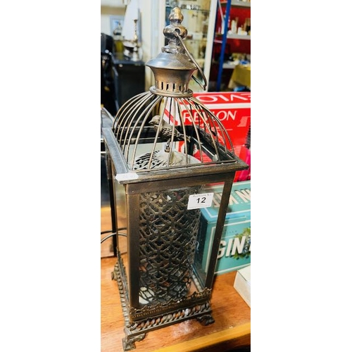 12 - Metal Tealight Lantern