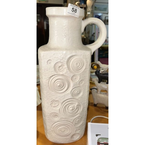 58 - Large West German Ceramic Jug