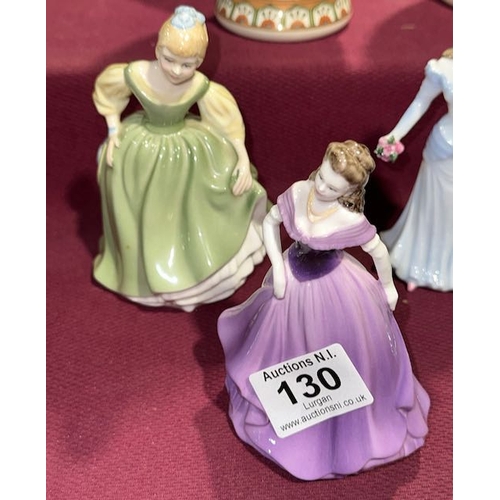 130 - Royal Doulton Fair Maiden + Coalport Valentine Debutante Eternity