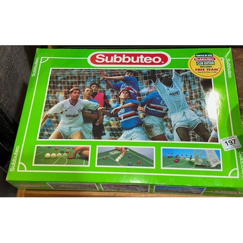 197 - Subbuteo Game