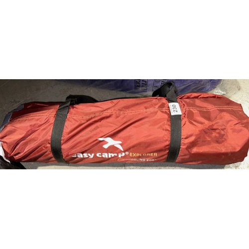 230 - Easy Camp Explorer Bardolino 200 Tent In Bag