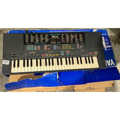 267 - Yamaha Music Station Keyboard  With Box