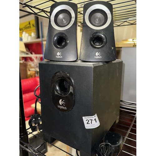 271 - Logitech Computer Speakers