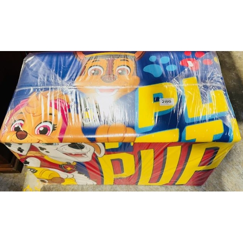 286 - Paw patrol Storage Box - Sealed