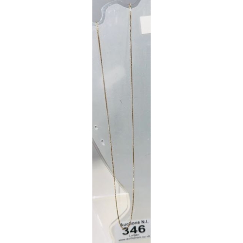 346 - 9ct Fine Gold Chain