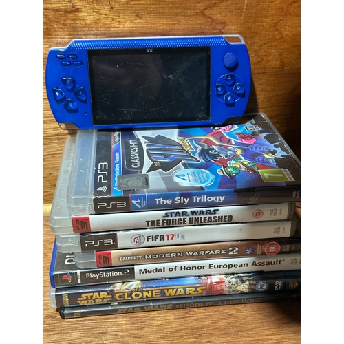 4A - Lot of PlayStation Games + Handheld Console