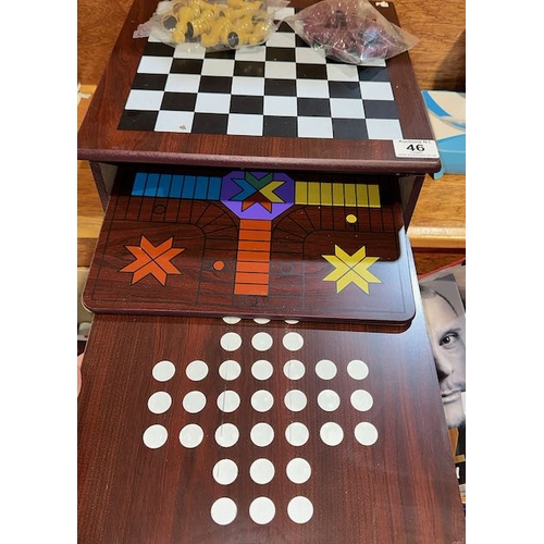 46 - Wooden Games Set