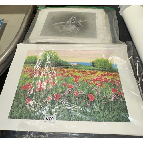 679 - Large Lot Of Over 100 Prints