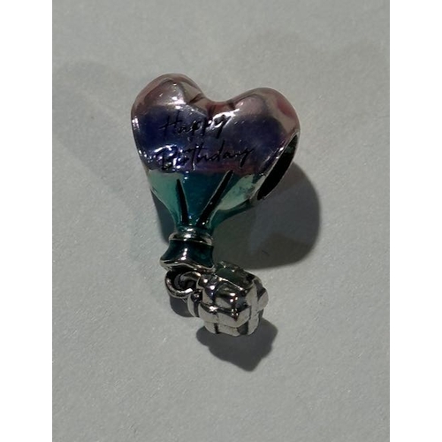 Happy Birthday Hot Air Balloon Charm