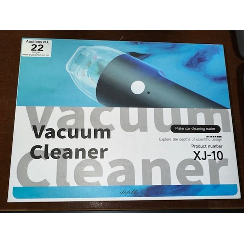 22 - Car Vacuum Cleaner - Boxed/Unused