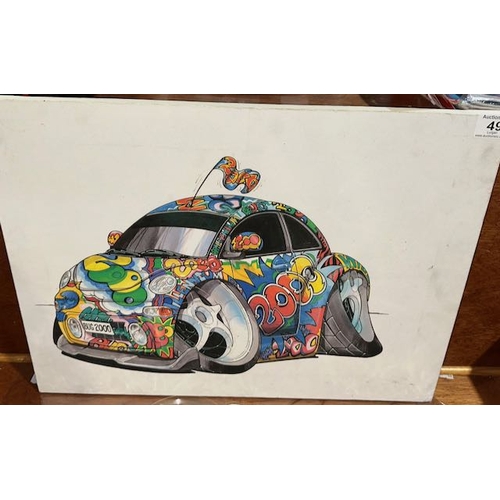 49 - VW Bug Canvas