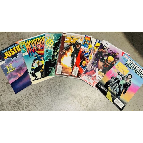 91 - Approx 7 x Collectable Xmen, Wolverine & Justice Comics