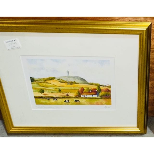 199A - Allan Kirk Ltd Ed 93/200 Signed Print of Scrabo Tower