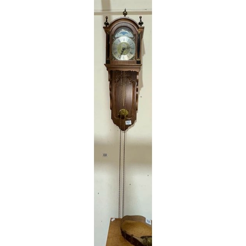 427 - Warmink Vintage Wall Clock (No Weights)