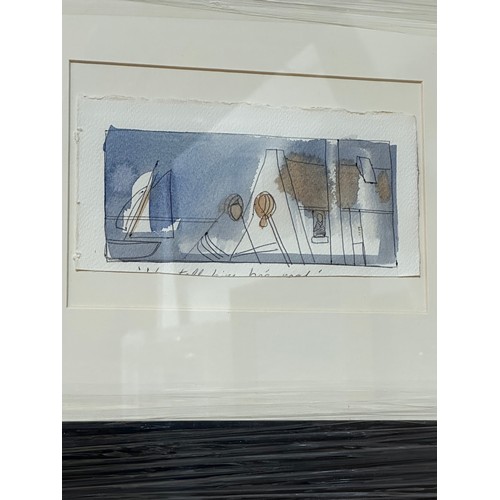 432 - Framed Pen & Wash By J. P Rooney Approx 15 x 13