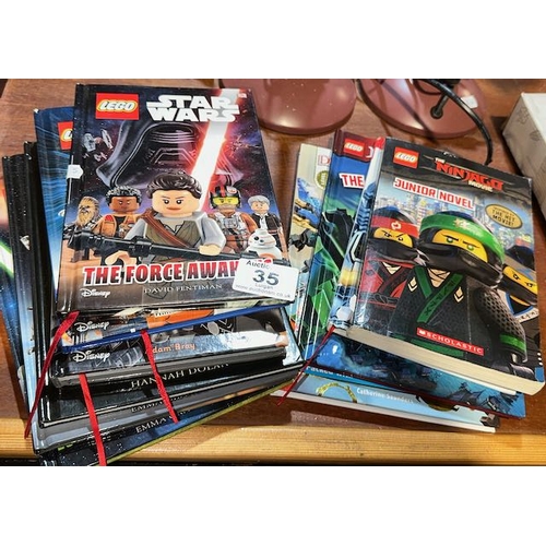 35 - 10 x Lego Books Incl Ninjago & Starwars