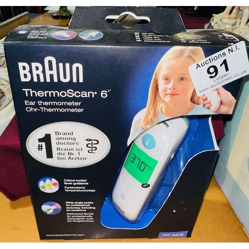 91 - Braun Thermoscan 6 - Box Sealed