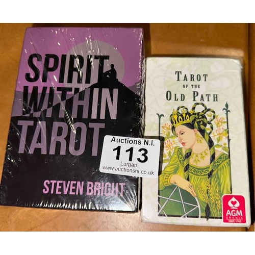 113 - Spirit Within Tarot Cards by Steven Bright + Tarot of the Old Path Cards