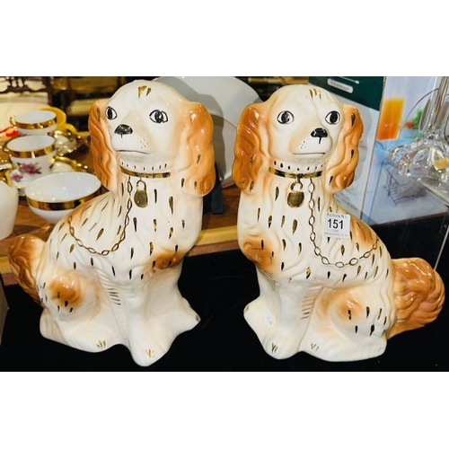 151 - Pair of Hearth Dogs