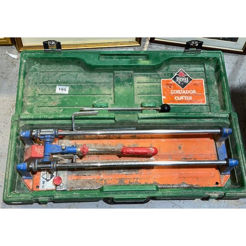 195 - Rubi Tile Cutter