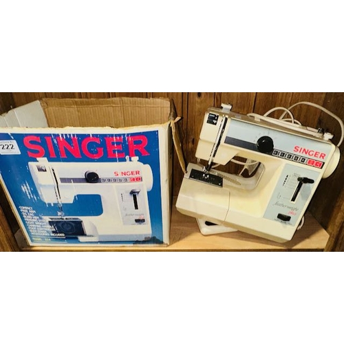 222 - Boxed Compact Singer Sewing Machine