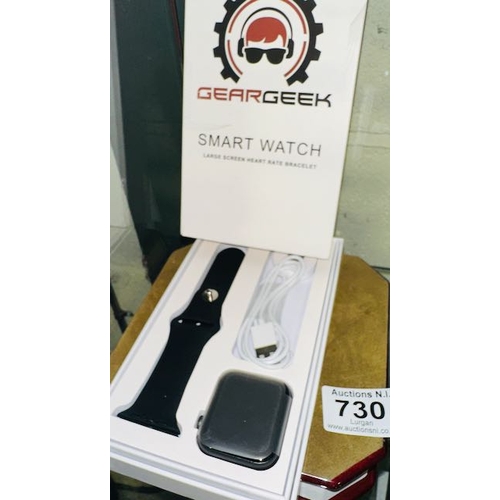 730 - Gear Geek Smart watch - Boxed