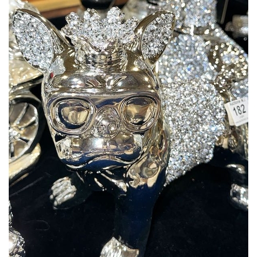 182 - Contemporary Crushed Crystal Effect Bulldog