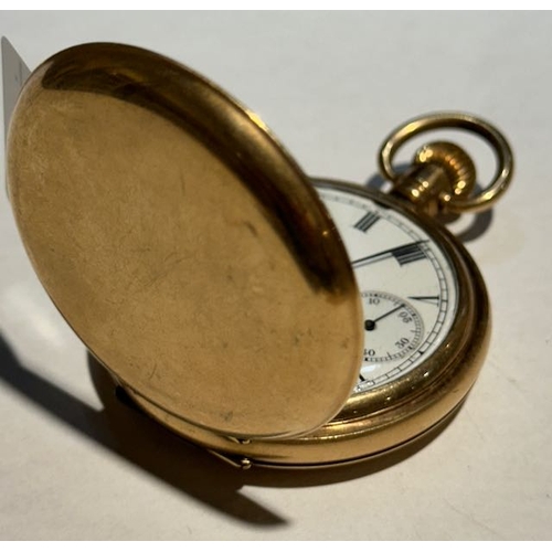 394 - Waltham Pocket Watch - Guaranteed to Be Made of Two Plates of 10karat Gold with Plate of Composition... 