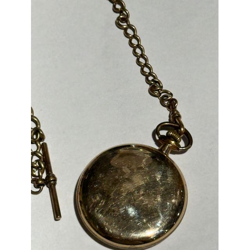 397 - Waltham Pocket Watch on Albert Chain