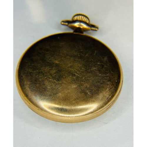 405 - Elgin Gold Plated Pocket Watch