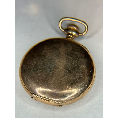 406 - Elgin Gold Plated Pocket Watch