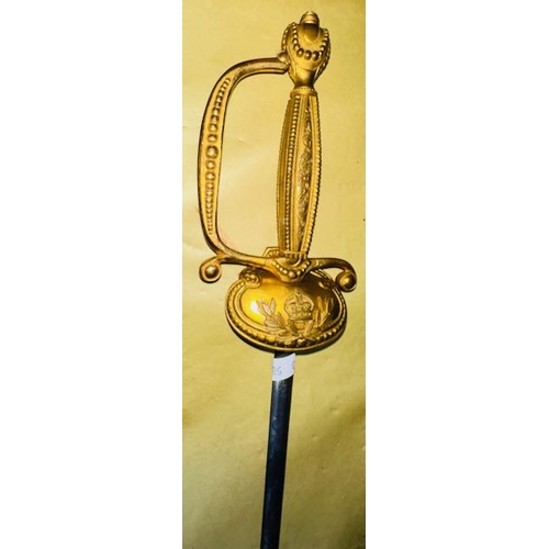 539 - Ornate Handled Court Sword c1900