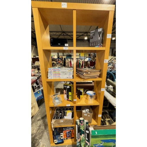 681 - Solid Heavy 10 Cubed Shelving Unit - Approx 6'4 x 2'9 x 1'