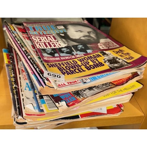 690 - Collection of True Crime Magazines