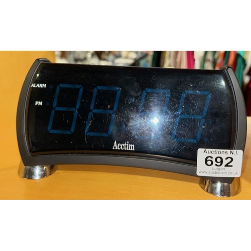 692 - Acctim Alarm Clock