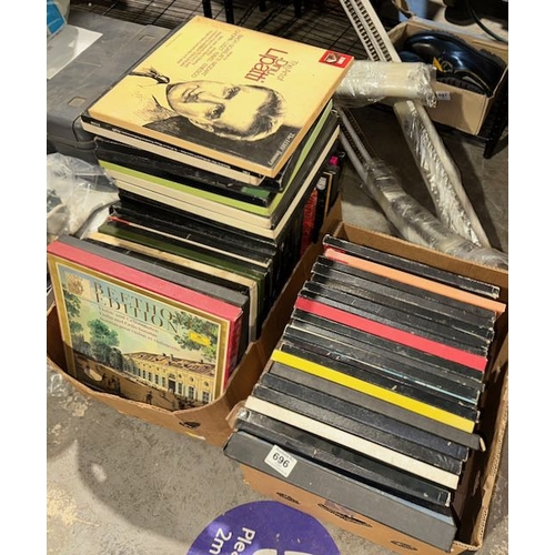 696 - Large Lot Of Assorted LPs/Box Sets