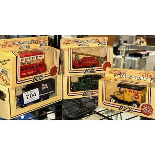 704 - 5 x Boxed LLedo Model Cars Incl Days Gone