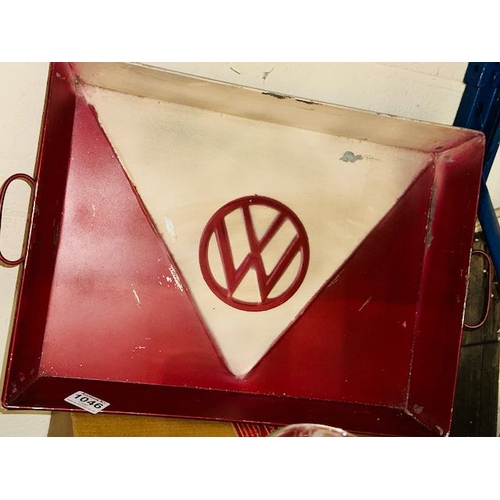 1046 - Red Metal VW Tray