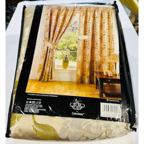 1070 - Lifestyle Collection By Emma Barkley Fully Lined Plazzo Ivory 90 x 90 Curtains RRP £135