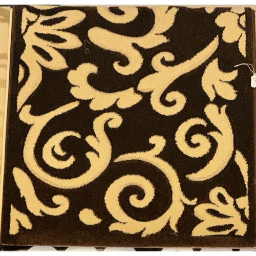 311 - Jasmine Chocolate Ivory 80x150cm Rug RRP £55