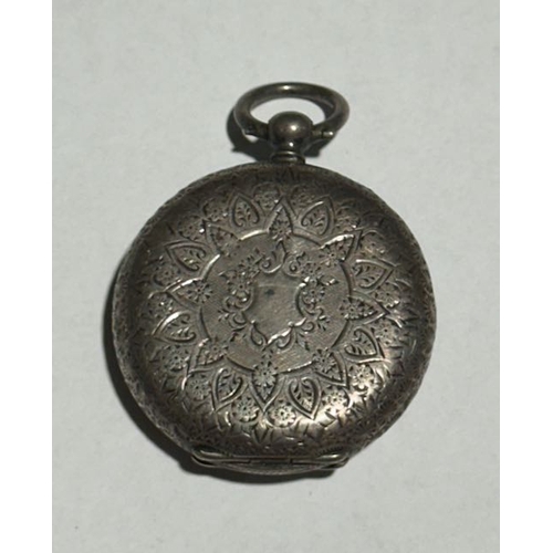 340 - Ornate Vintage 935 Silver Pocket Watch